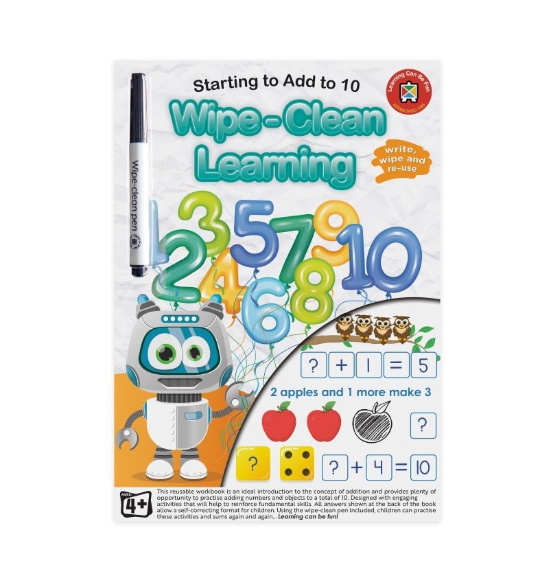 Wipe Clean Learning - Starting to Add to 10