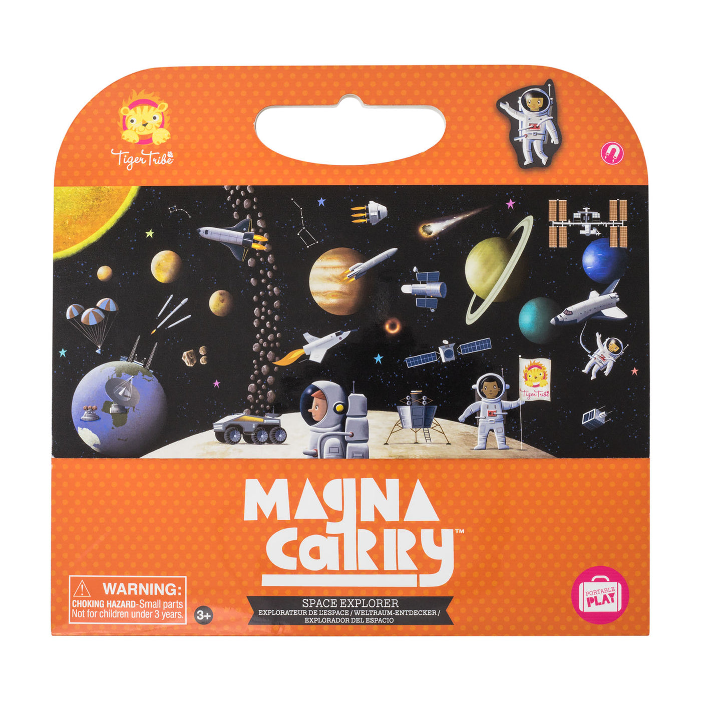 Tiger Tribe Magna Carry Space Explorer magnetic play travel set