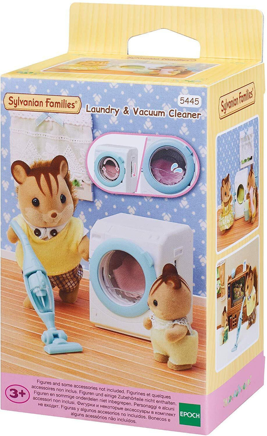 Sylvanian Families 5445 Laundry and Vacuum Cleaner Set box
