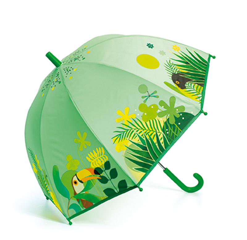 Djeco Green Tropical Jungle Umbrella