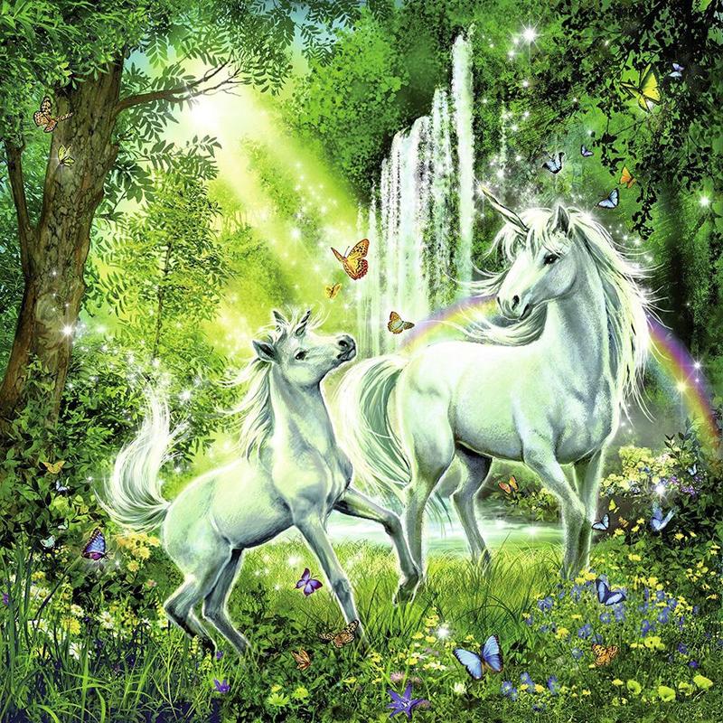 Ravensburger - Beautiful Unicorns 3 X 49 Pc Puzzle