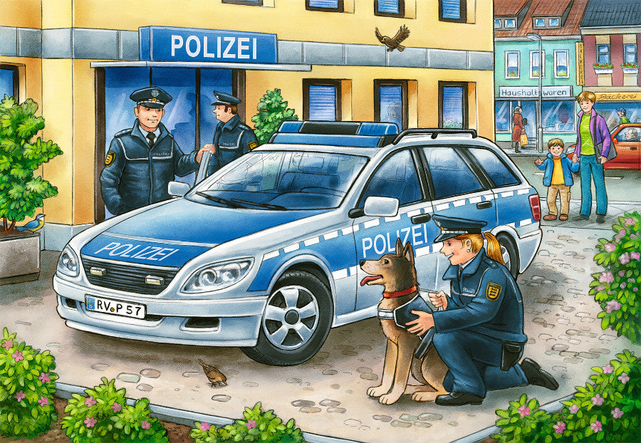 Ravensburger - Police And Firefighters Puzzle 2 X 12 Pc