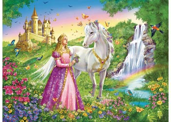 Ravensburger - Princess With Horse Puzzle 200 Pc