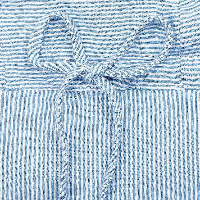 Toshi Flap Bap Baby Sky Blue back tie