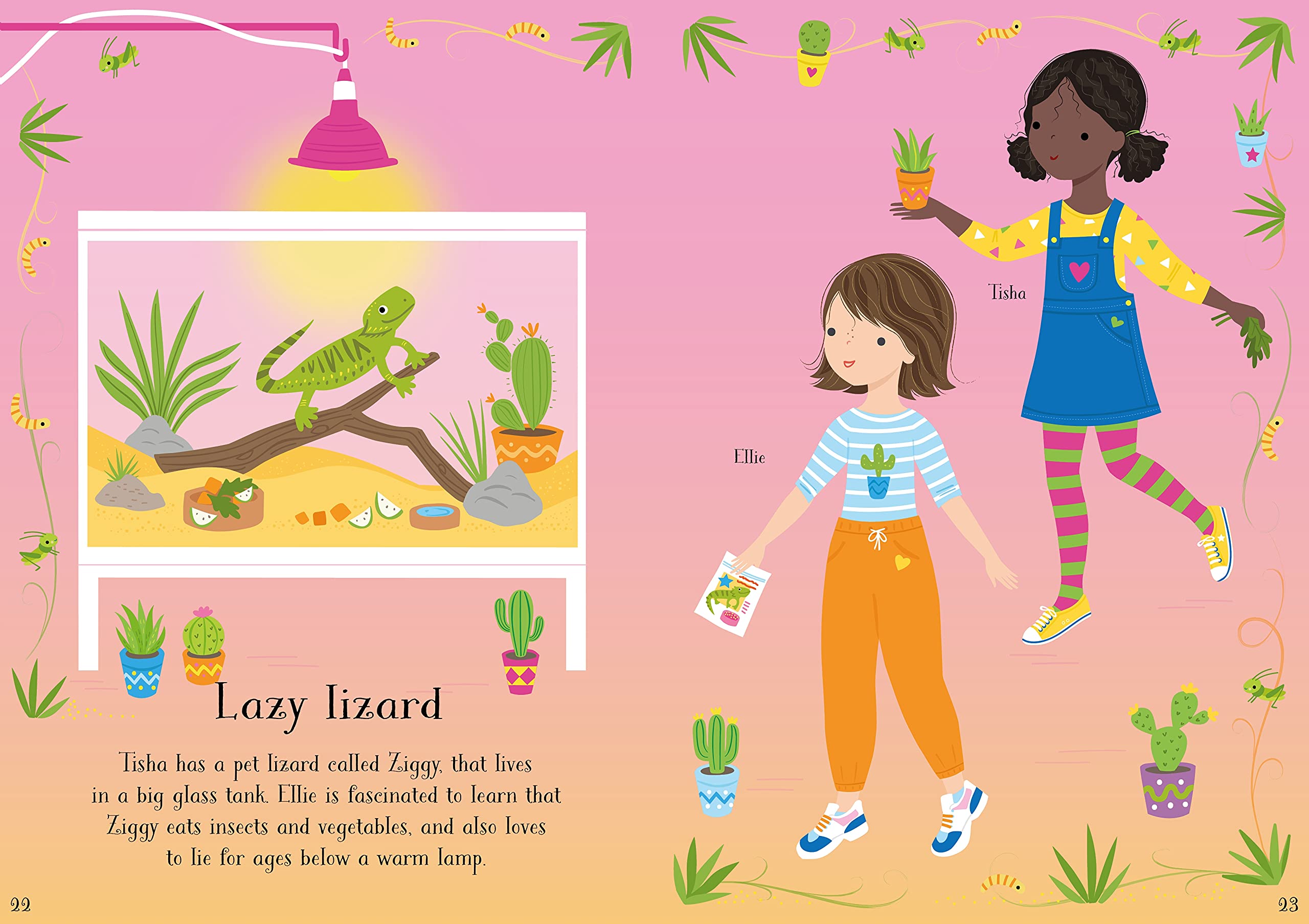 Usborne Little Sticker Dolly Dressing - Pets