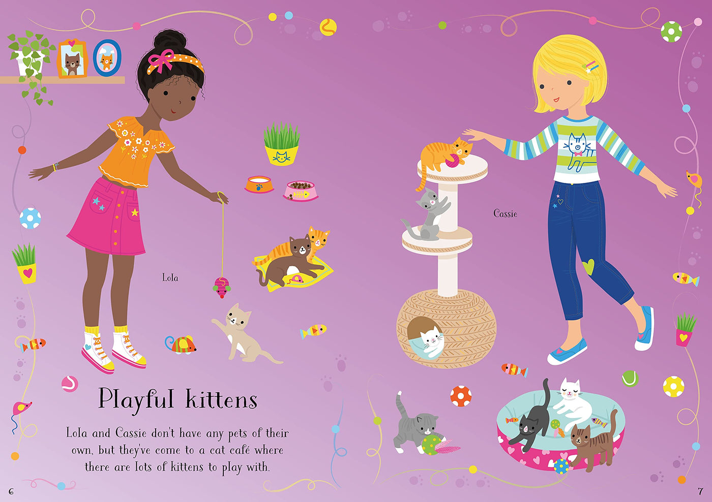 Usborne Little Sticker Dolly Dressing - Pets