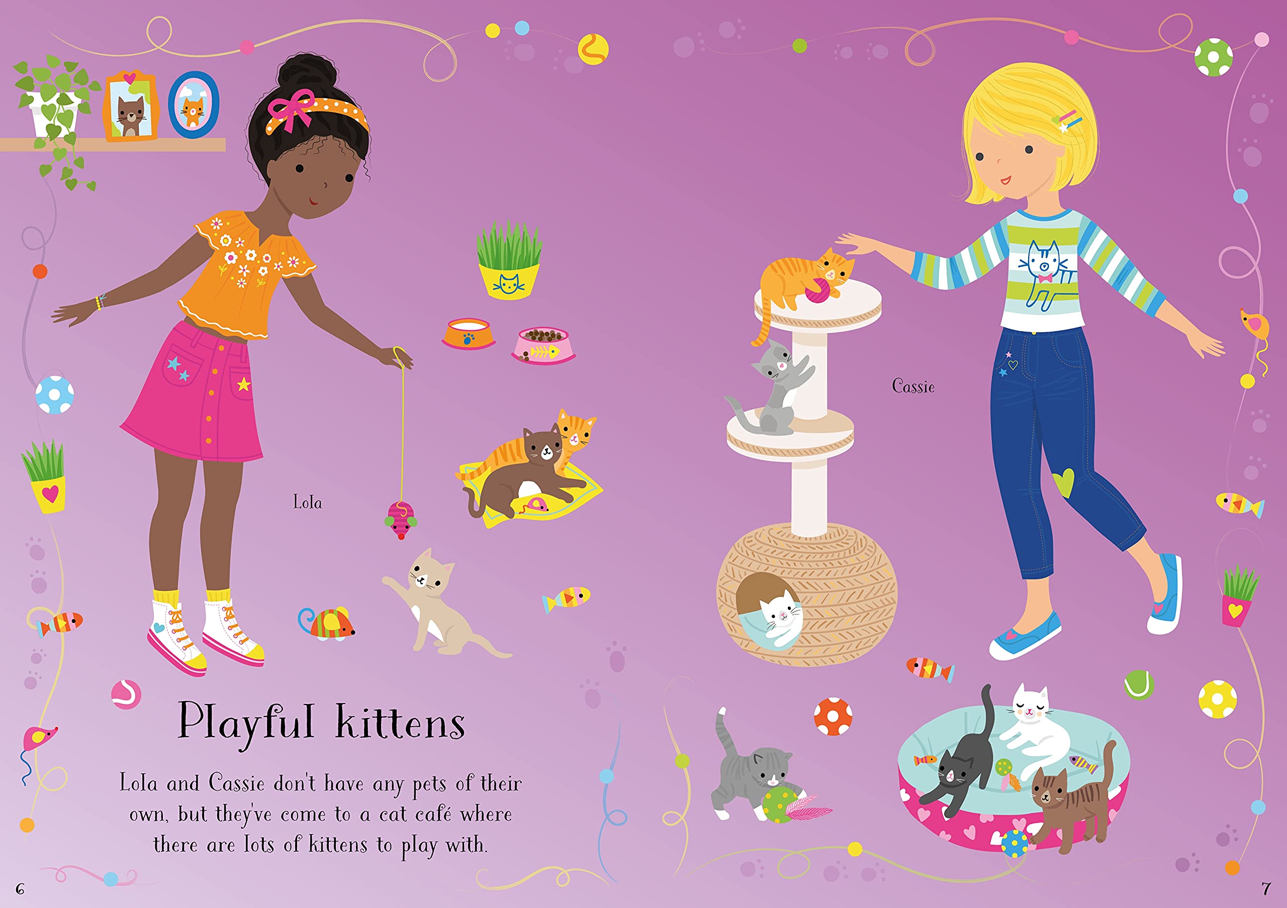 Usborne Little Sticker Dolly Dressing - Pets