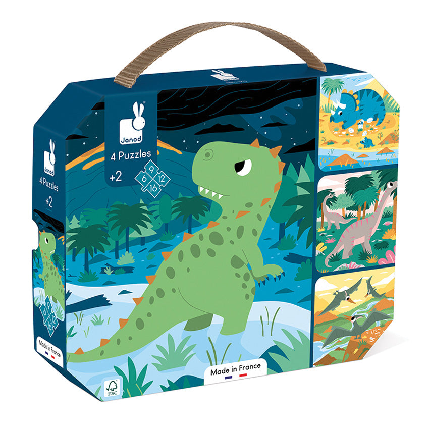 Janod - Progressive Puzzles Dinosaurs