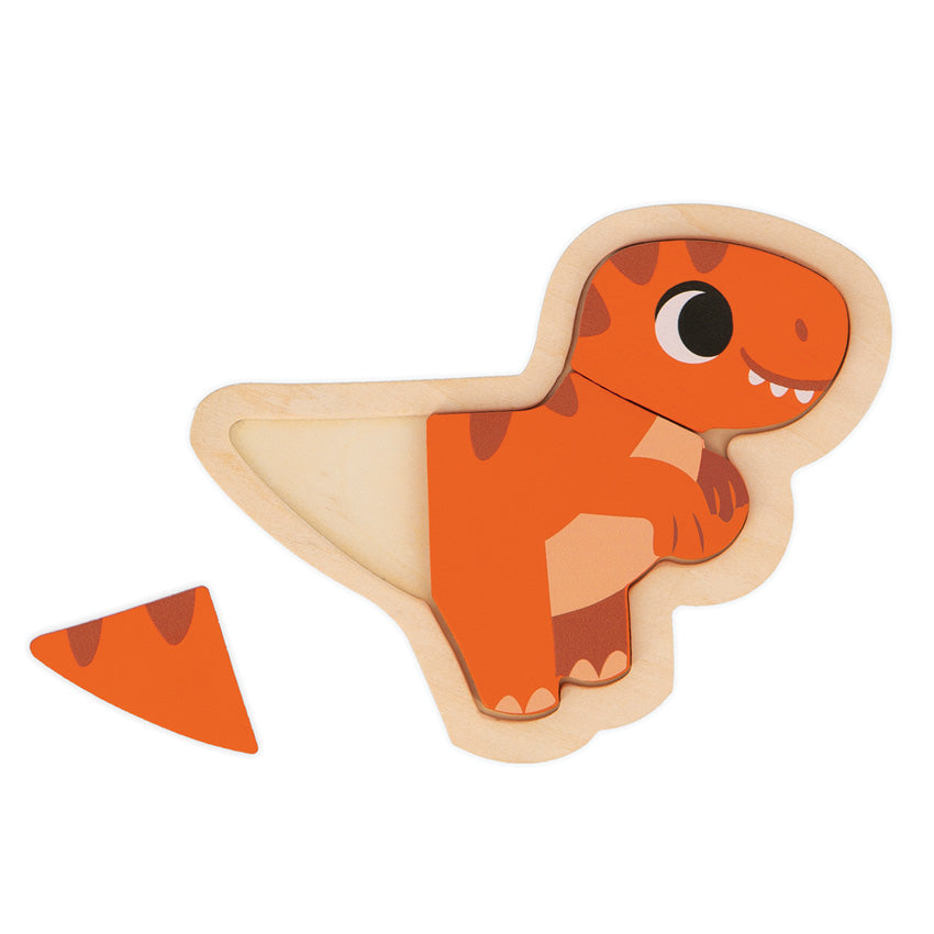 Janod - Dino Progressive Wood Puzzle