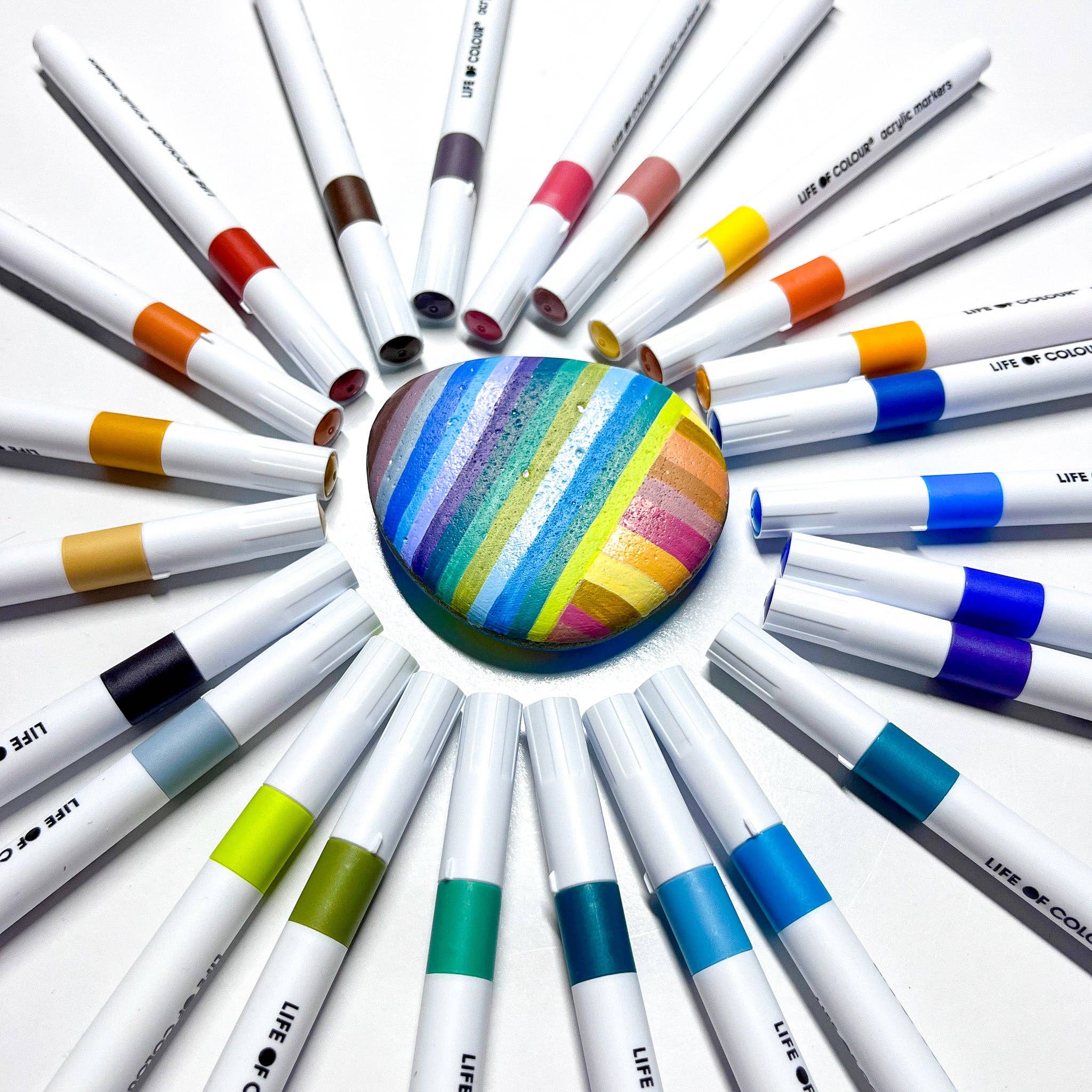 Life of Colour - Acrylic Markers - Earth Colours