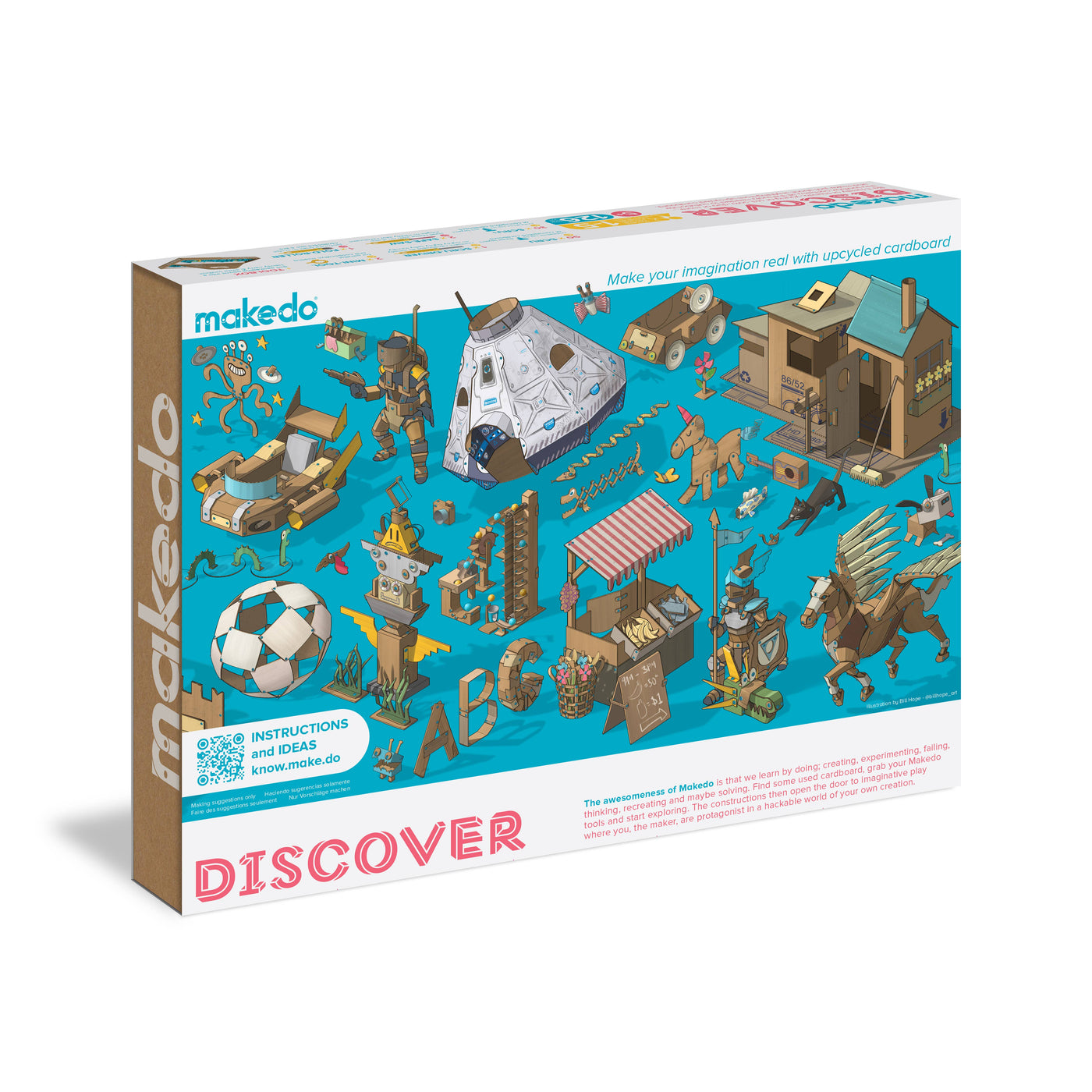 Makedo - DISCOVER | Upcycled Cardboard Construction Toolkit