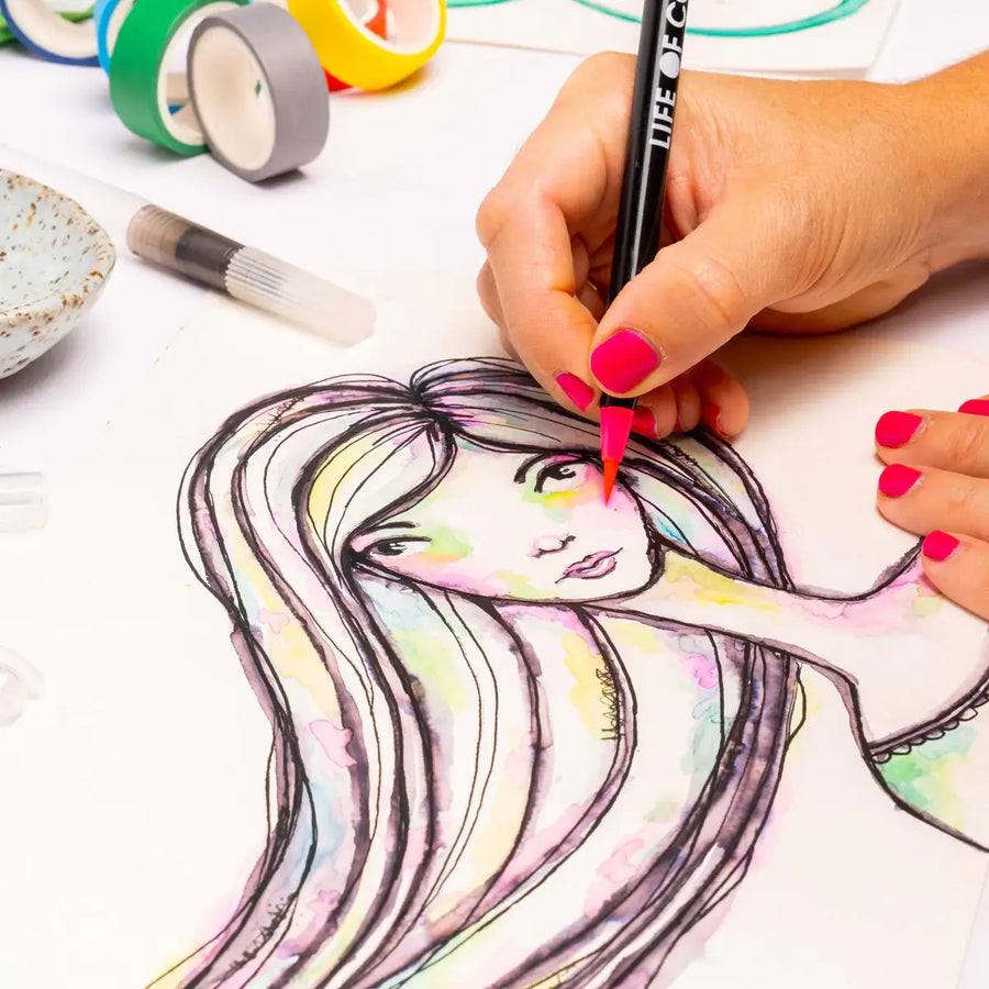 Life of Colour - Watercolour Brush Pens - Set of 20