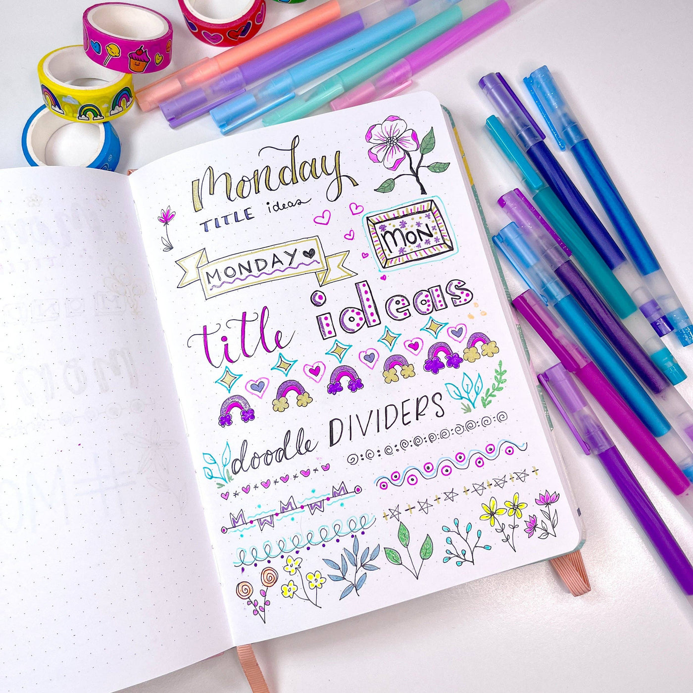 Life of Colour - Juicy Gel Pens - Set of 24 - Metallic and Glitter