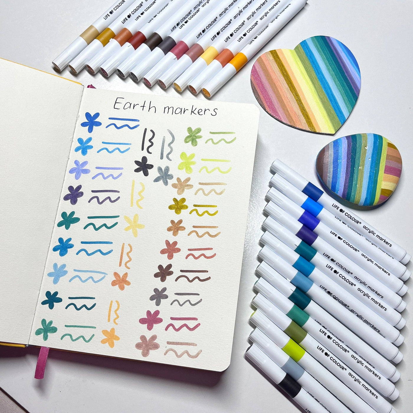 Life of Colour - Acrylic Markers - Earth Colours