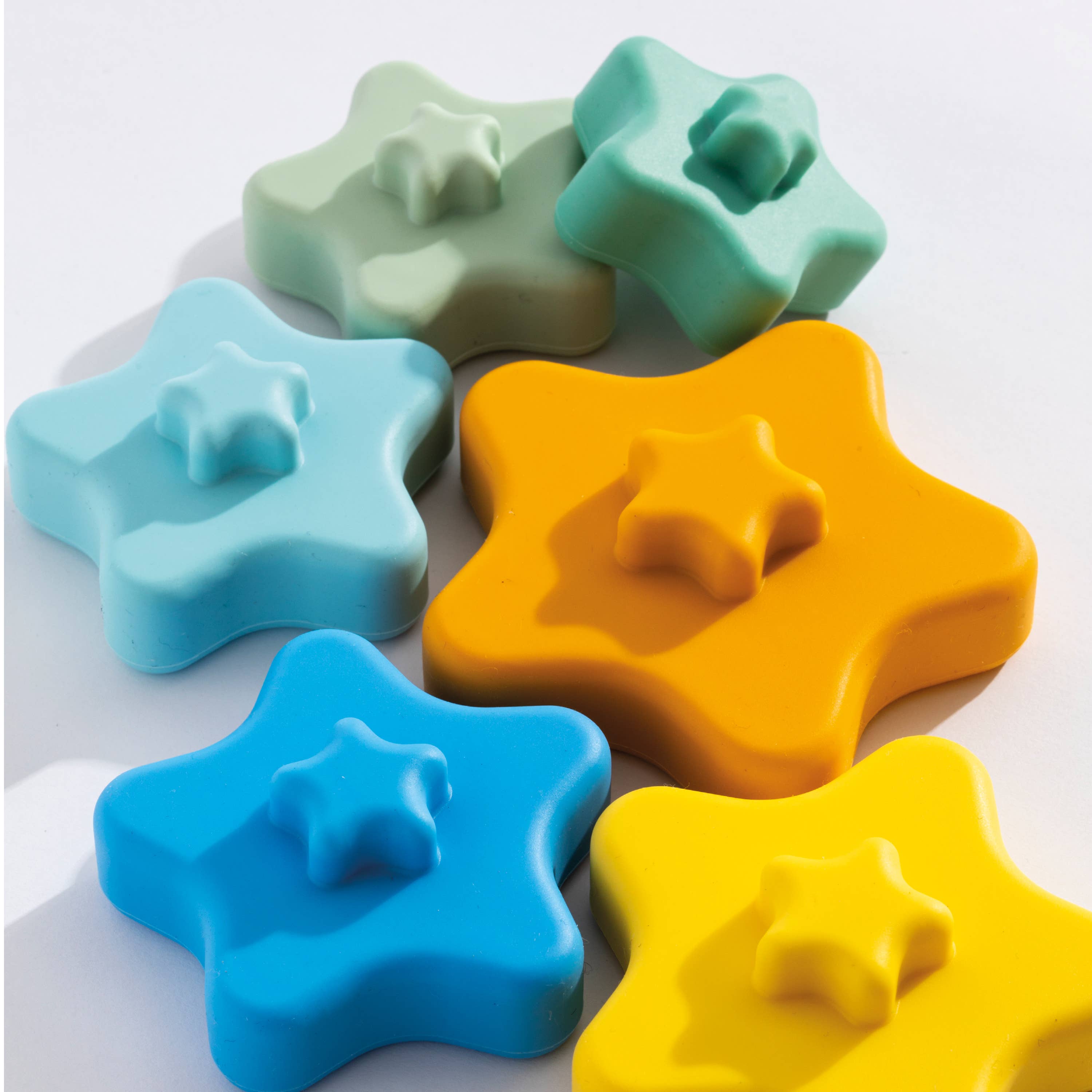 Playground - Silicone Stacking Tower Star - Sorbet