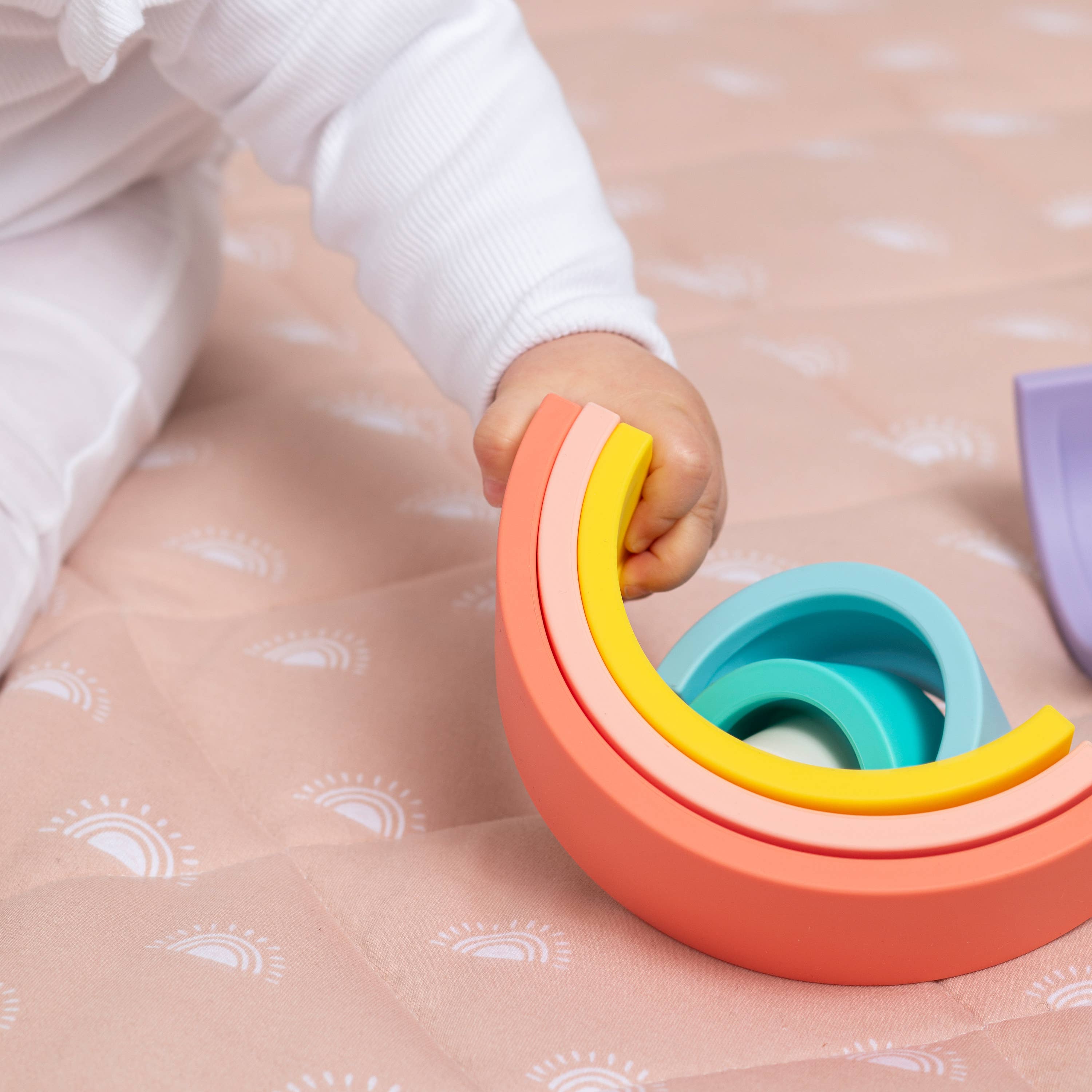 Playground - Silicone Rainbow Puzzle - Sorbet