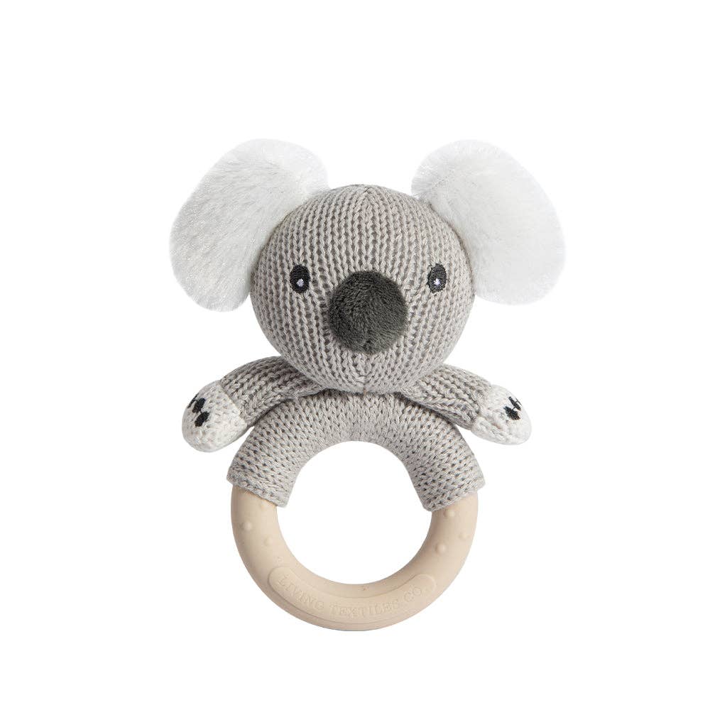 Living Textiles - Ring Rattle - Koala