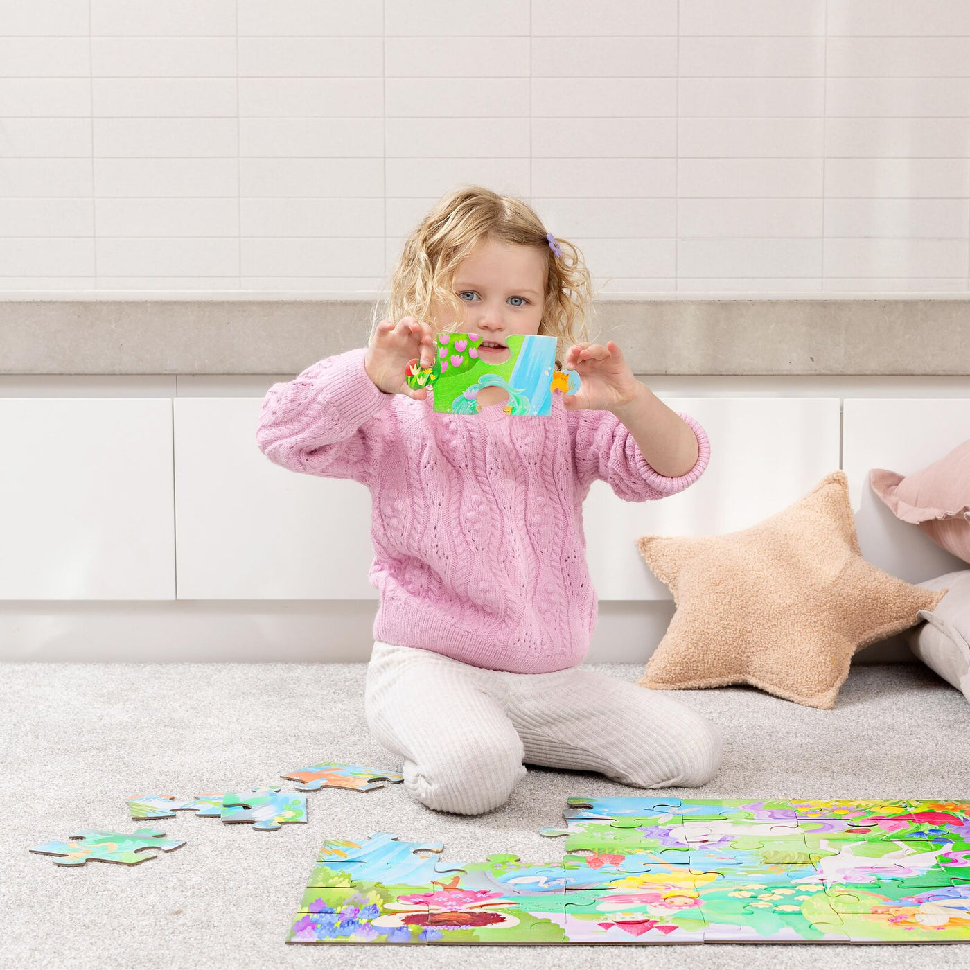 Crocodile Creek - Magical Friends Floor Puzzle 36 Pc