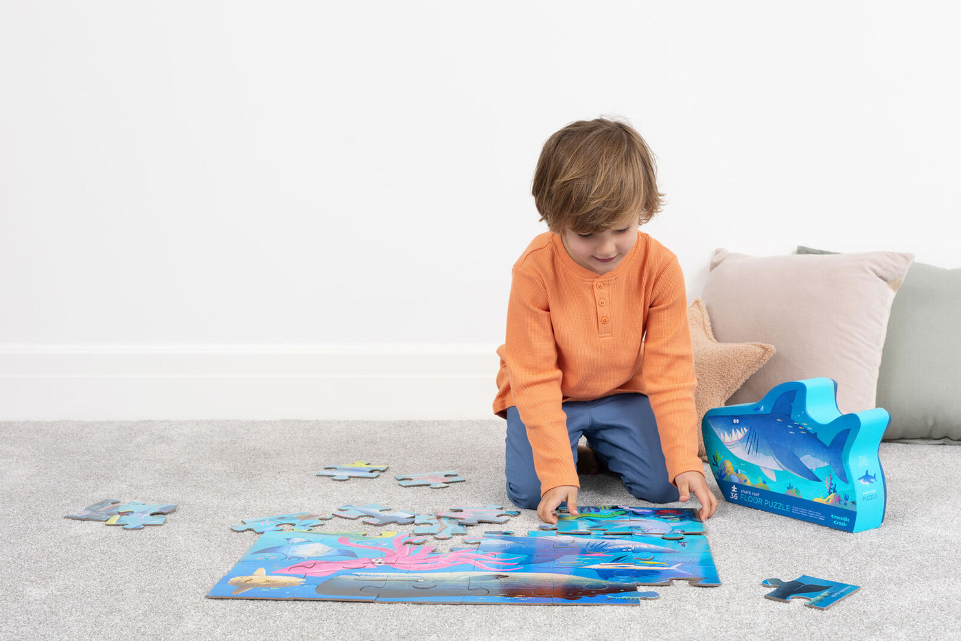 Crocodile Creek - Shark Reef Floor Puzzle 36 Pc