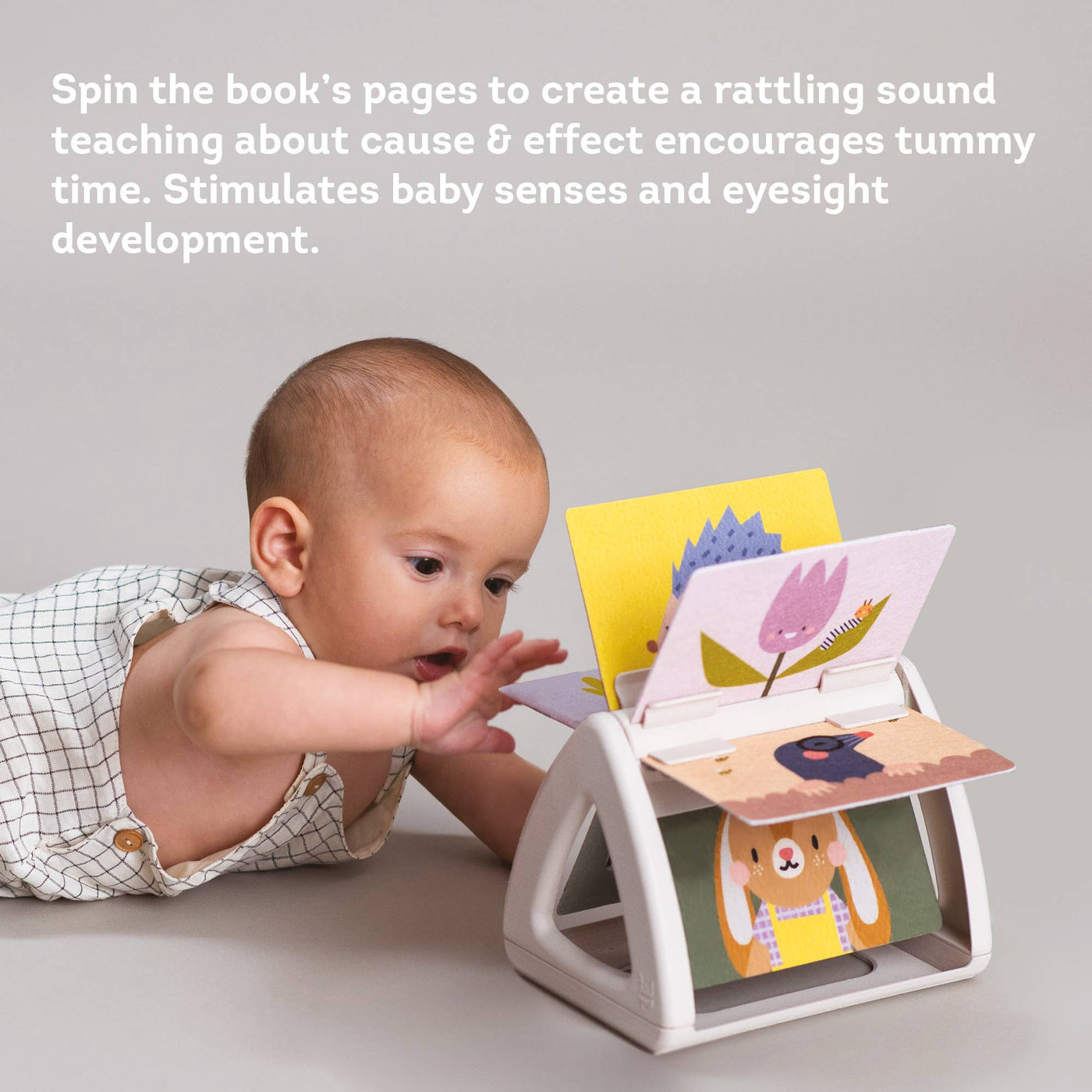 Taf Toys - Tummy-time Spinning Book