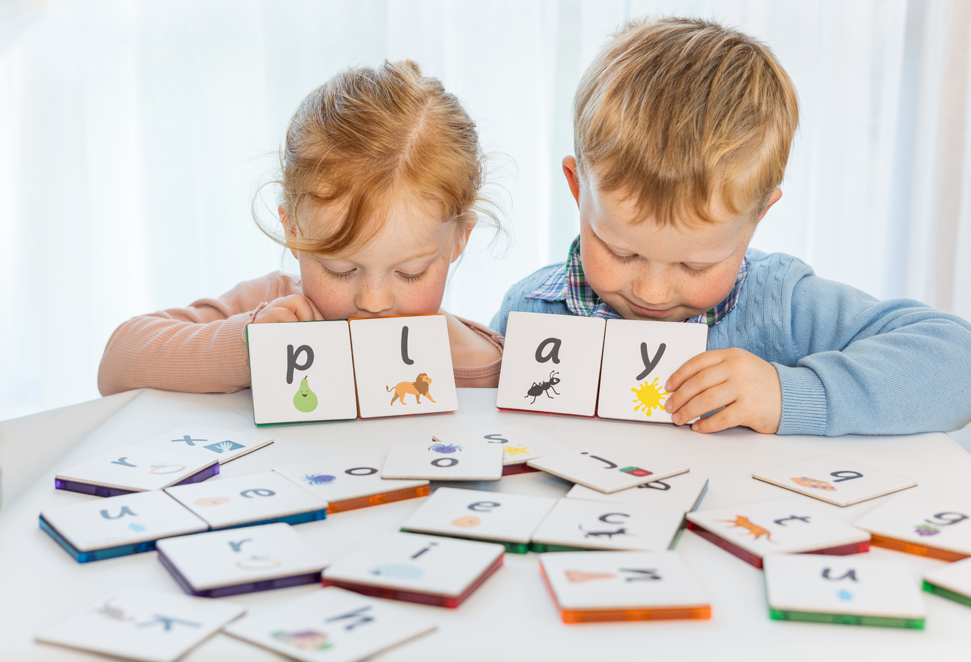 Learn and Grow - Magnetic Tile Topper - Alphabet Lower Case