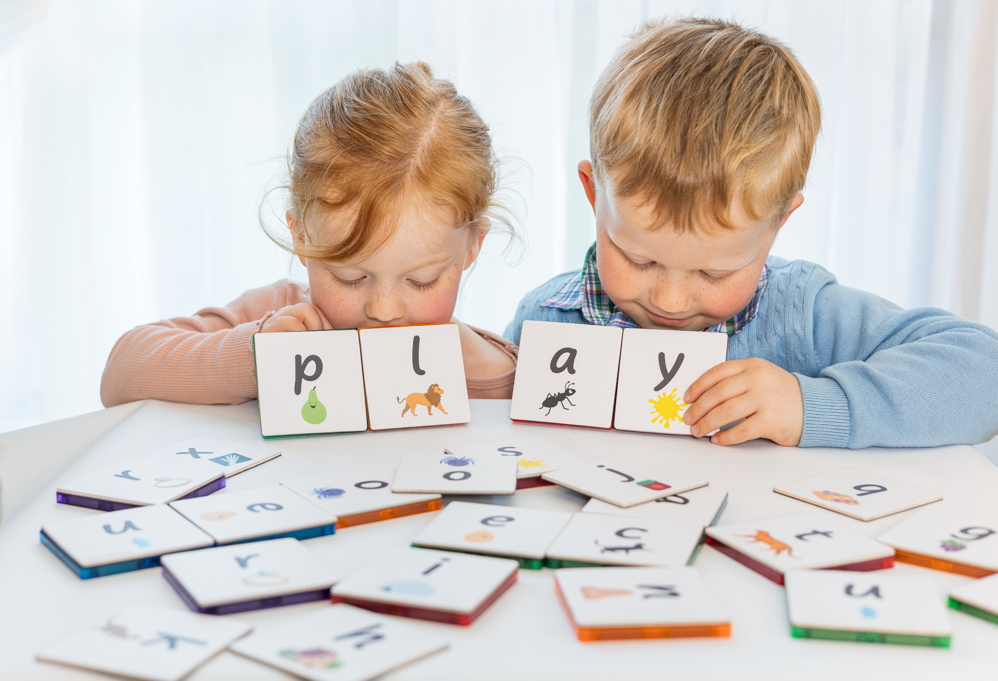Learn and Grow - Magnetic Tile Topper - Alphabet Lower Case