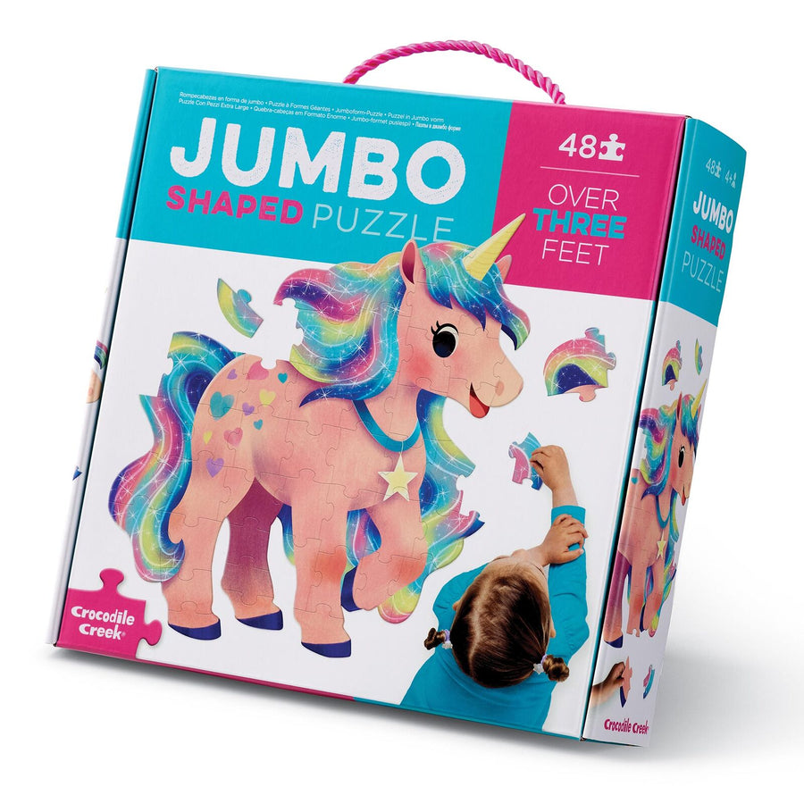 Crocodile Creek - Jumbo Puzzle Unicorn 48 Pc