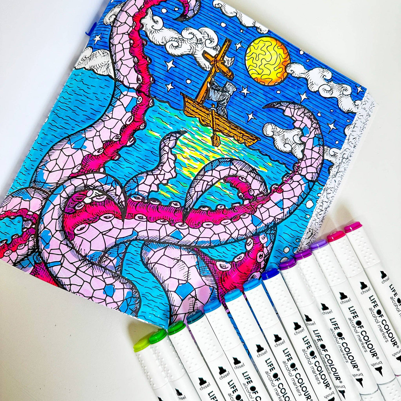 Life of Colour - Art Markers - 24 Alcohol Based, Dual Tip Markers