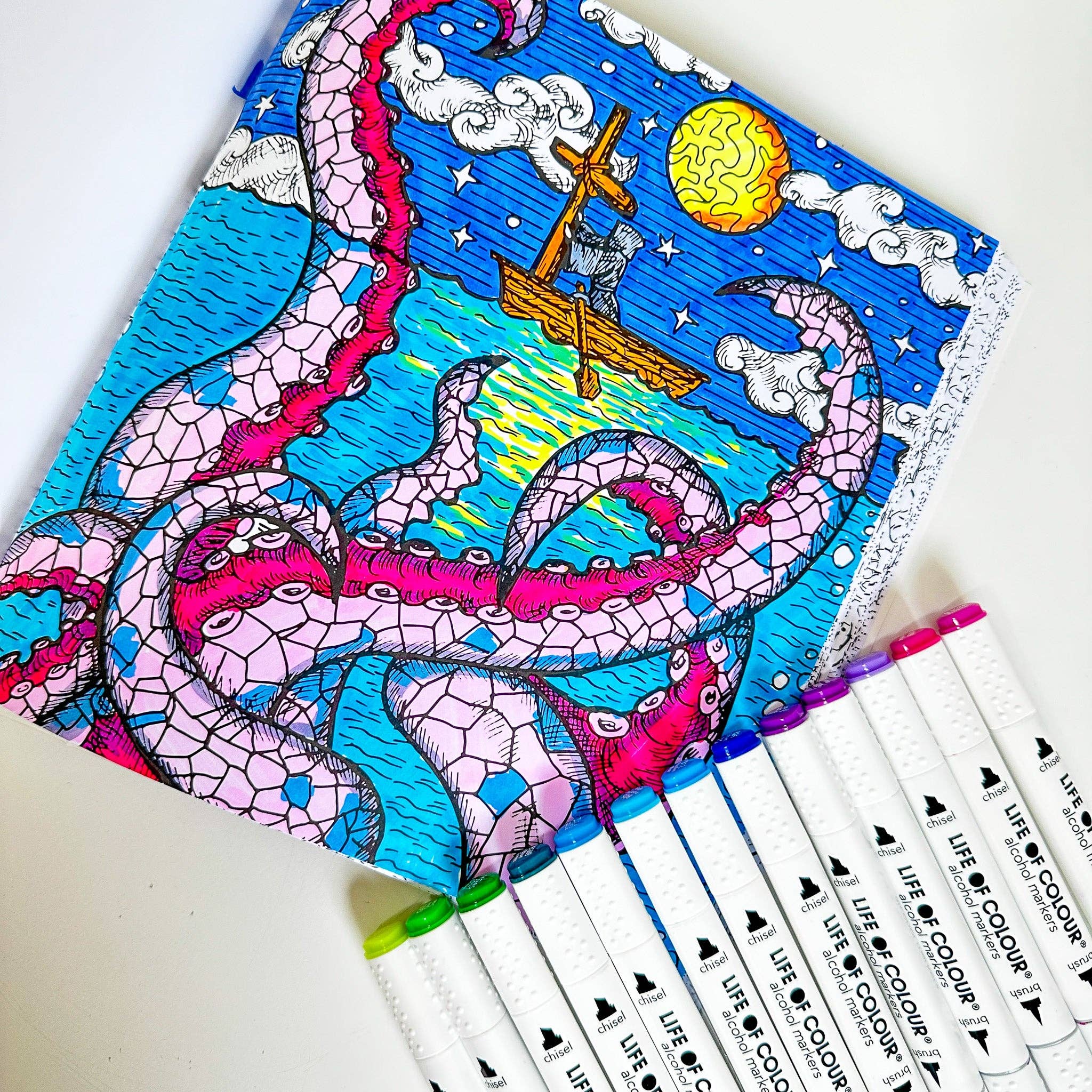 Life of Colour - Art Markers - 24 Alcohol Based, Dual Tip Markers