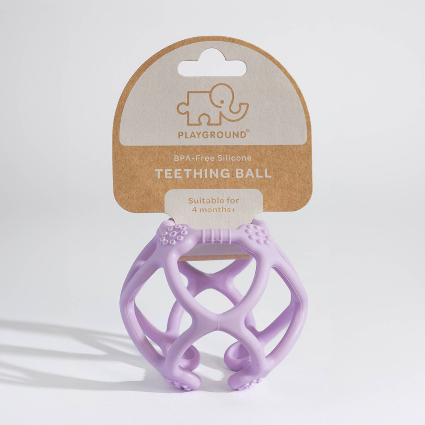 Playground - Silicone Teething Ball - Light Purple