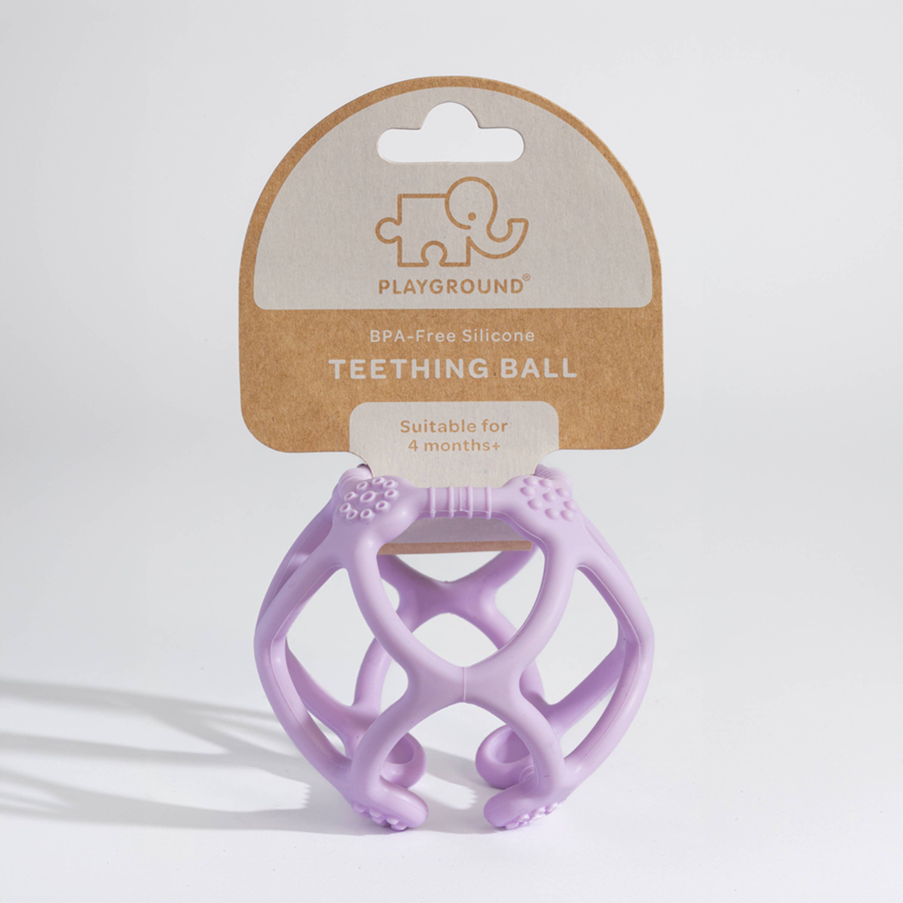 Playground - Silicone Teething Ball - Light Purple