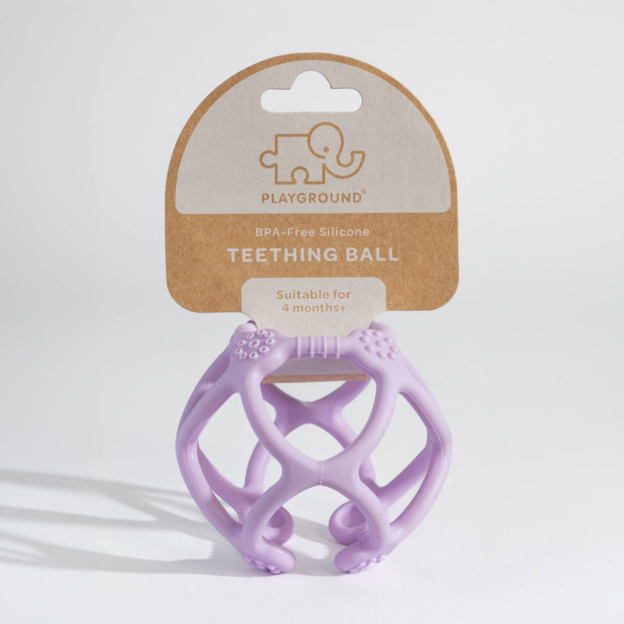 Playground - Silicone Teething Ball - Light Purple