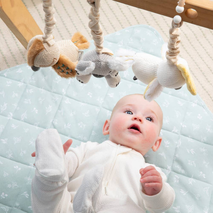 Living Textiles - 2 pack Stroller Toy - Kangaroo & Kookaburra