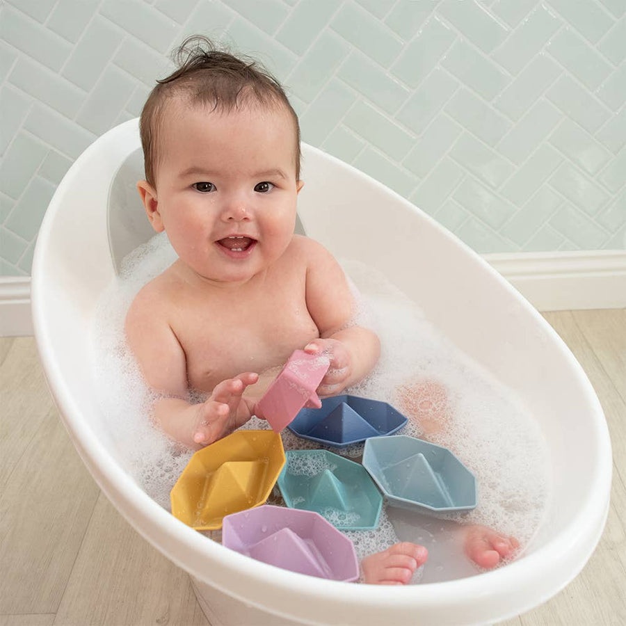 Playground - 6pk Silicone Origami Bath Boats