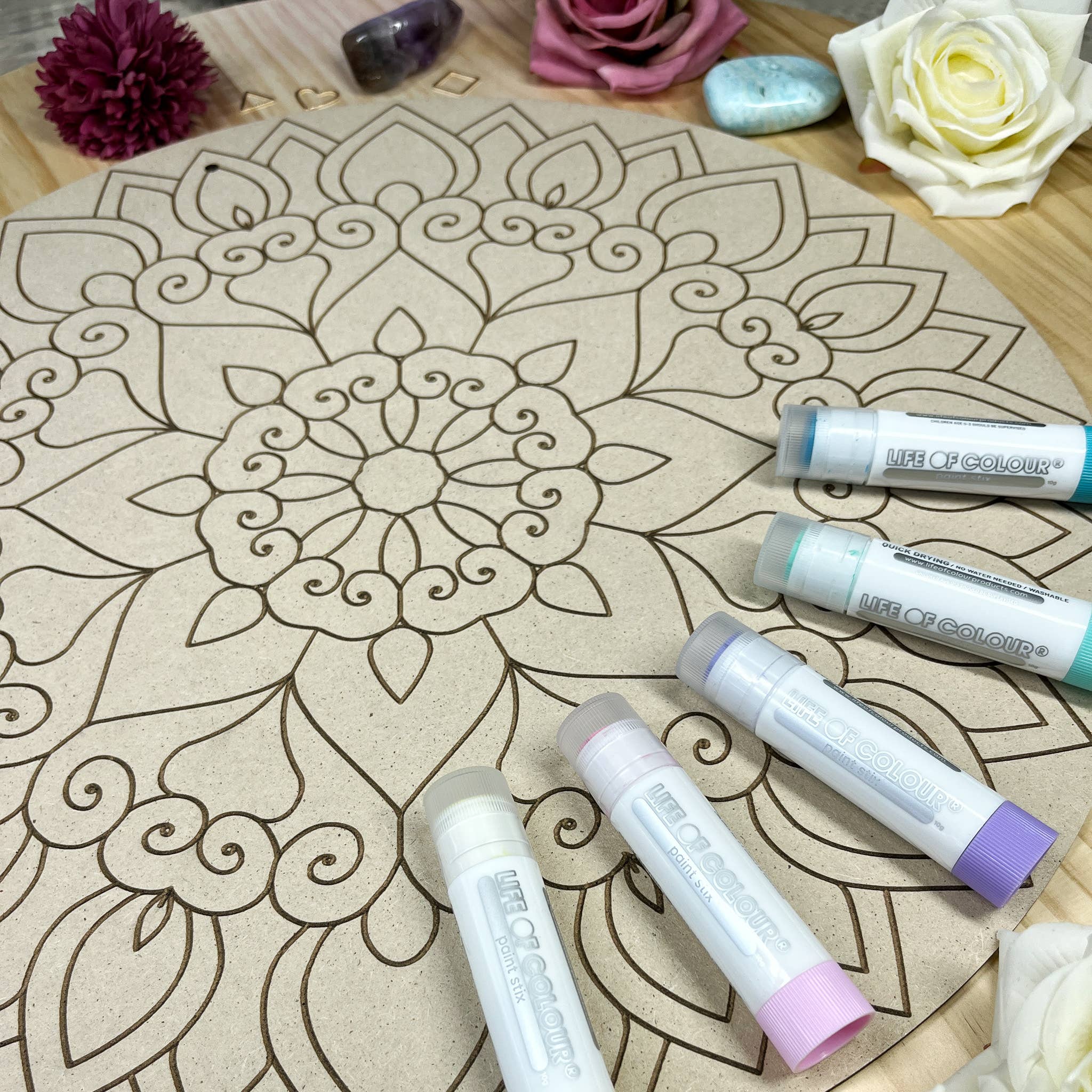 Life of Colour - Pastel Gouache Paint Stix - Set of 12