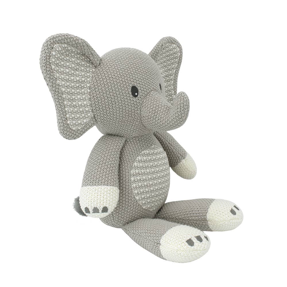Living Textiles - Mason the Elephant Knitted Toy