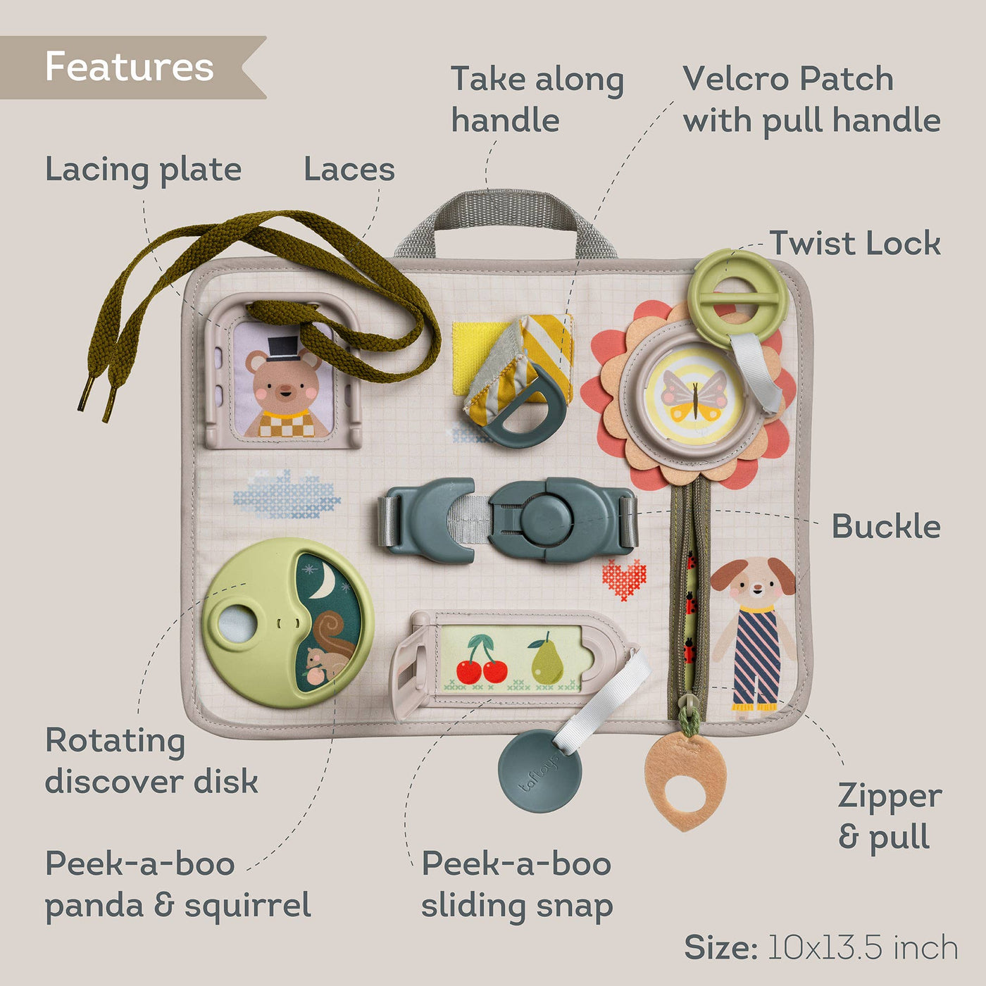 Taf Toys - Snap n' Learn Board