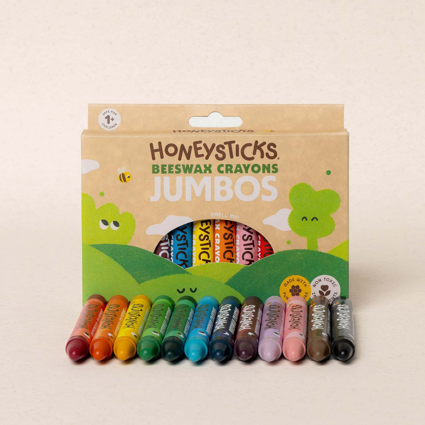Honeysticks - Beeswax Crayons Jumbos 12pk