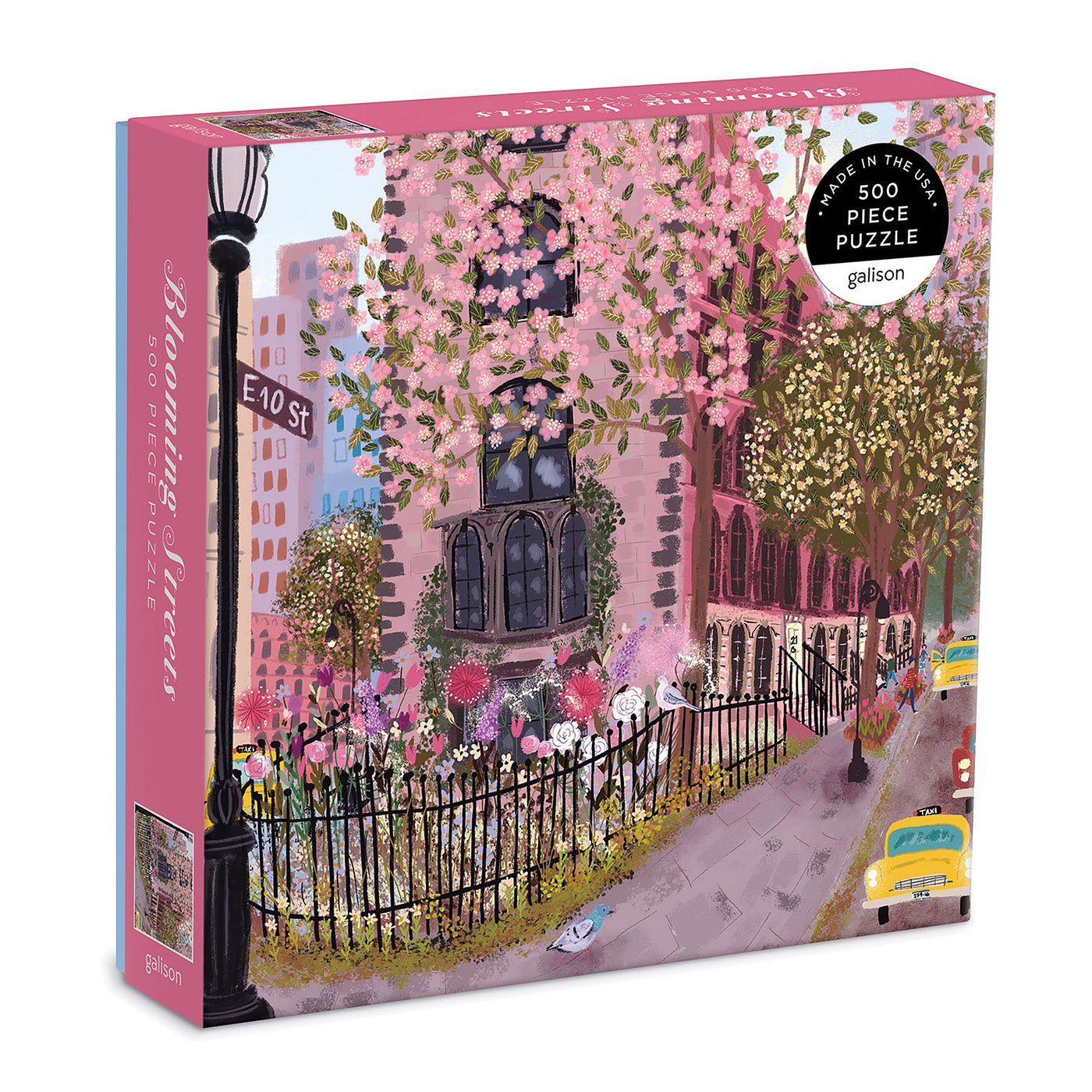 Galison - Blooming Streets by Joy Laforme 500 Piece Puzzle