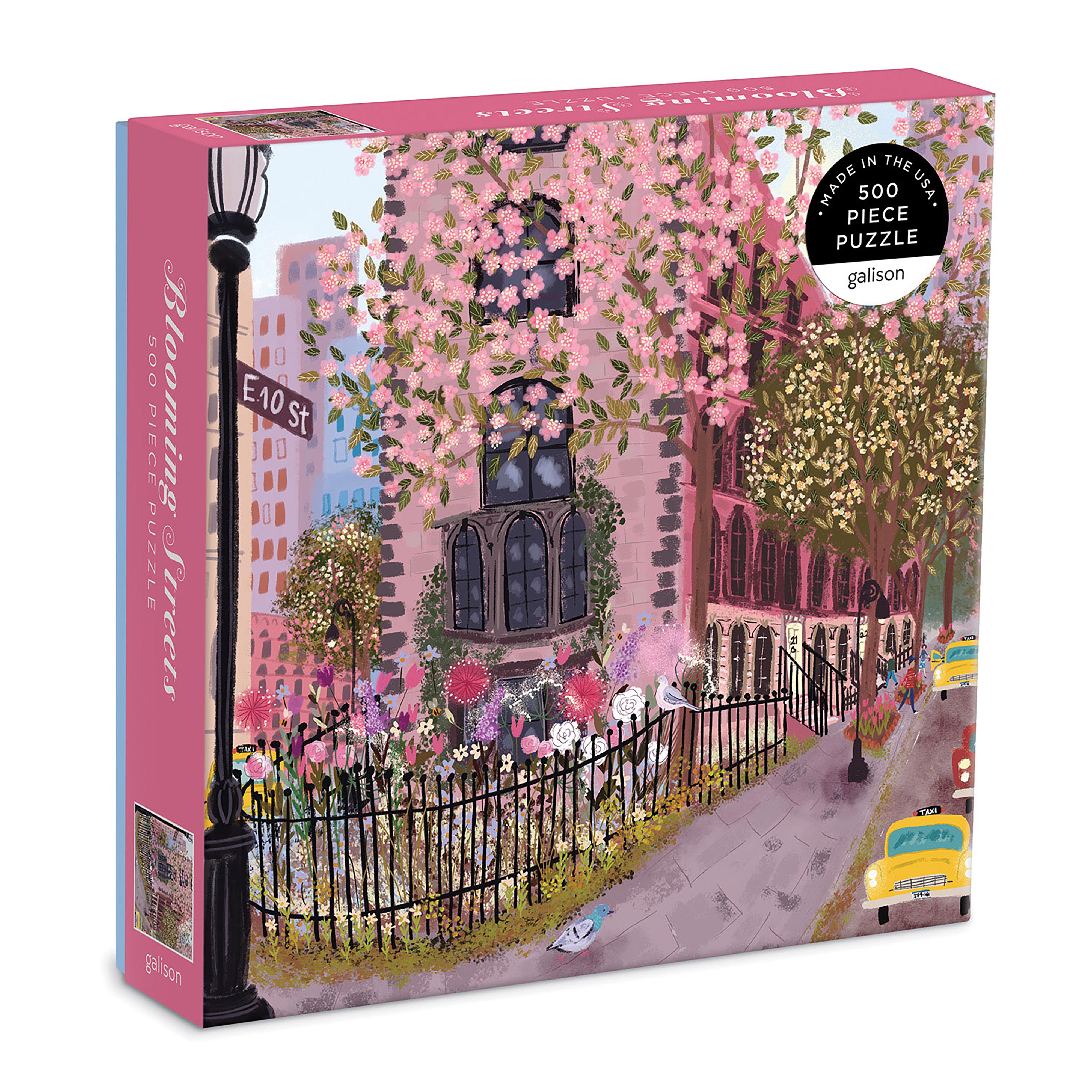 Galison - Blooming Streets by Joy Laforme 500 Piece Puzzle