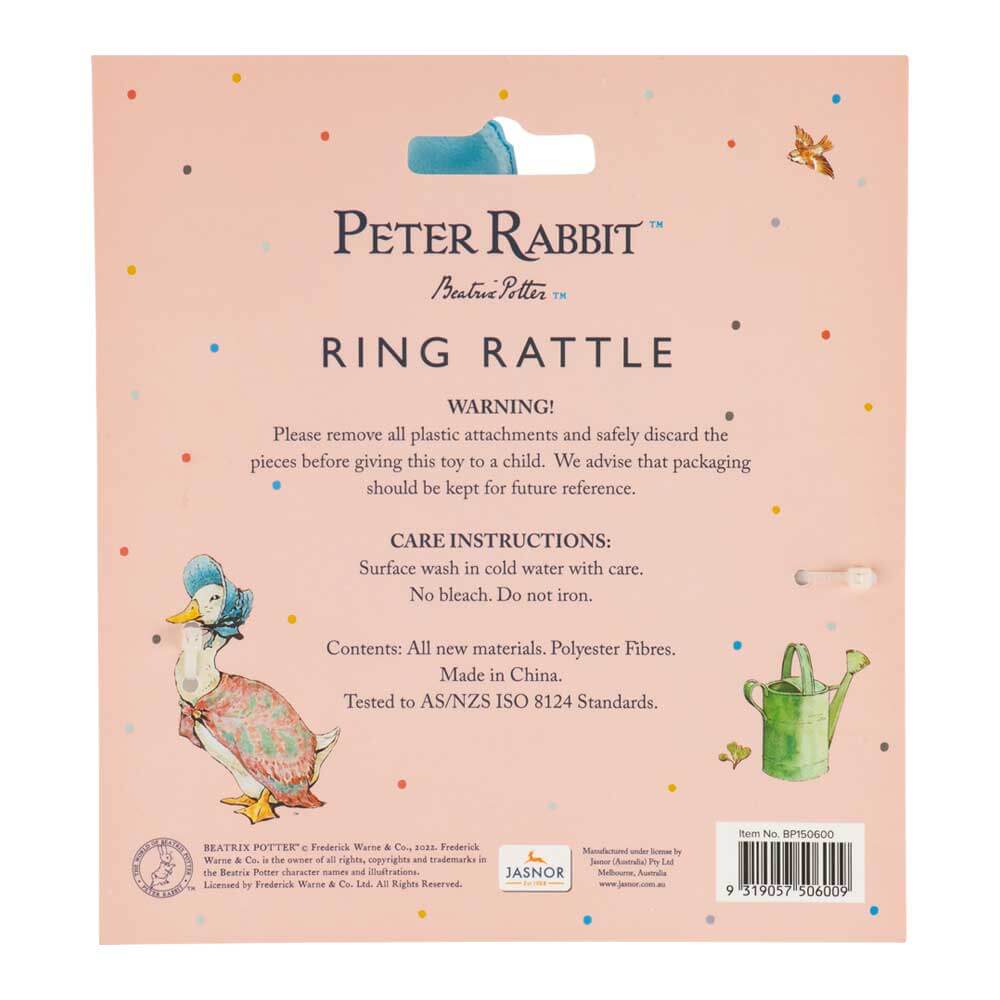 Beatrix Potter - Jemima Puddleduck Ring Rattle