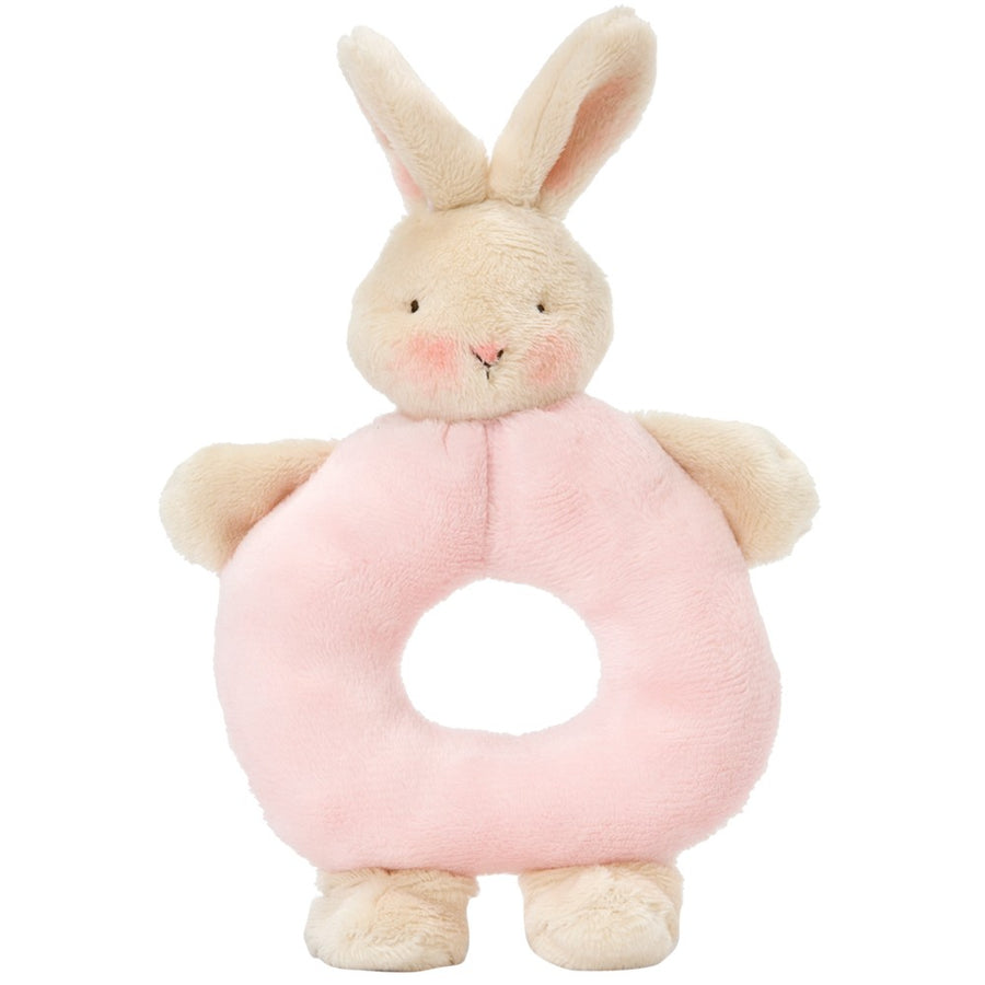 Bunnies by the Bay - Bunny Ring Rattle Pink