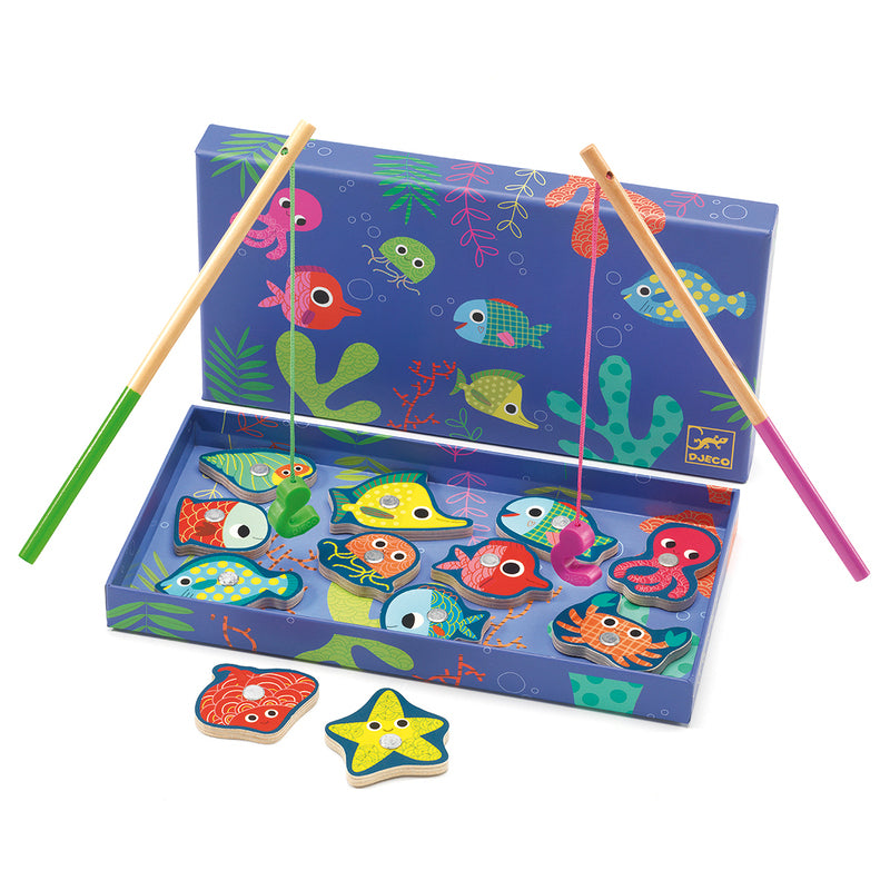 Djeco Magnetic Coloured Fishing