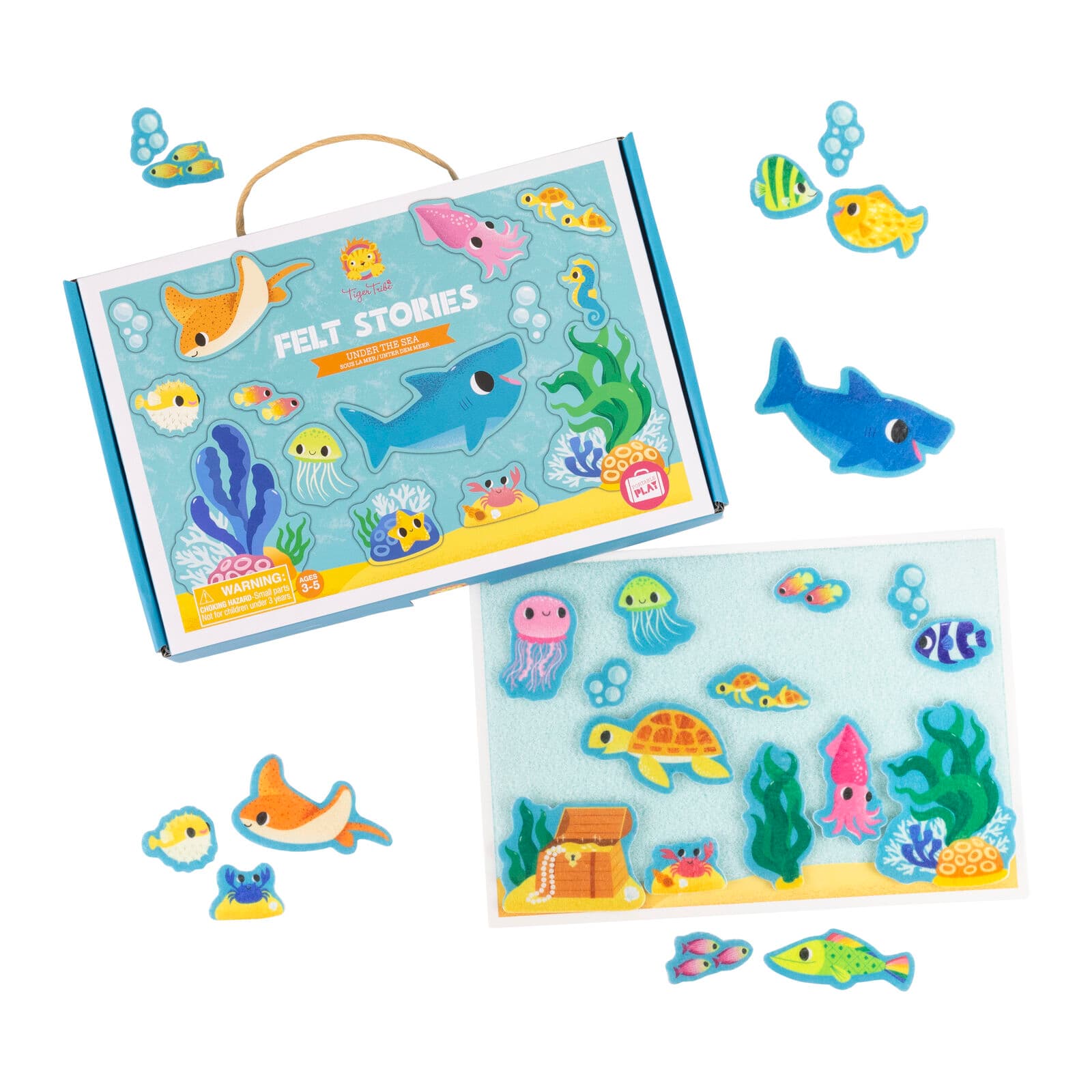 Tiger Tribe Felt Stories Under The Sea what's inside