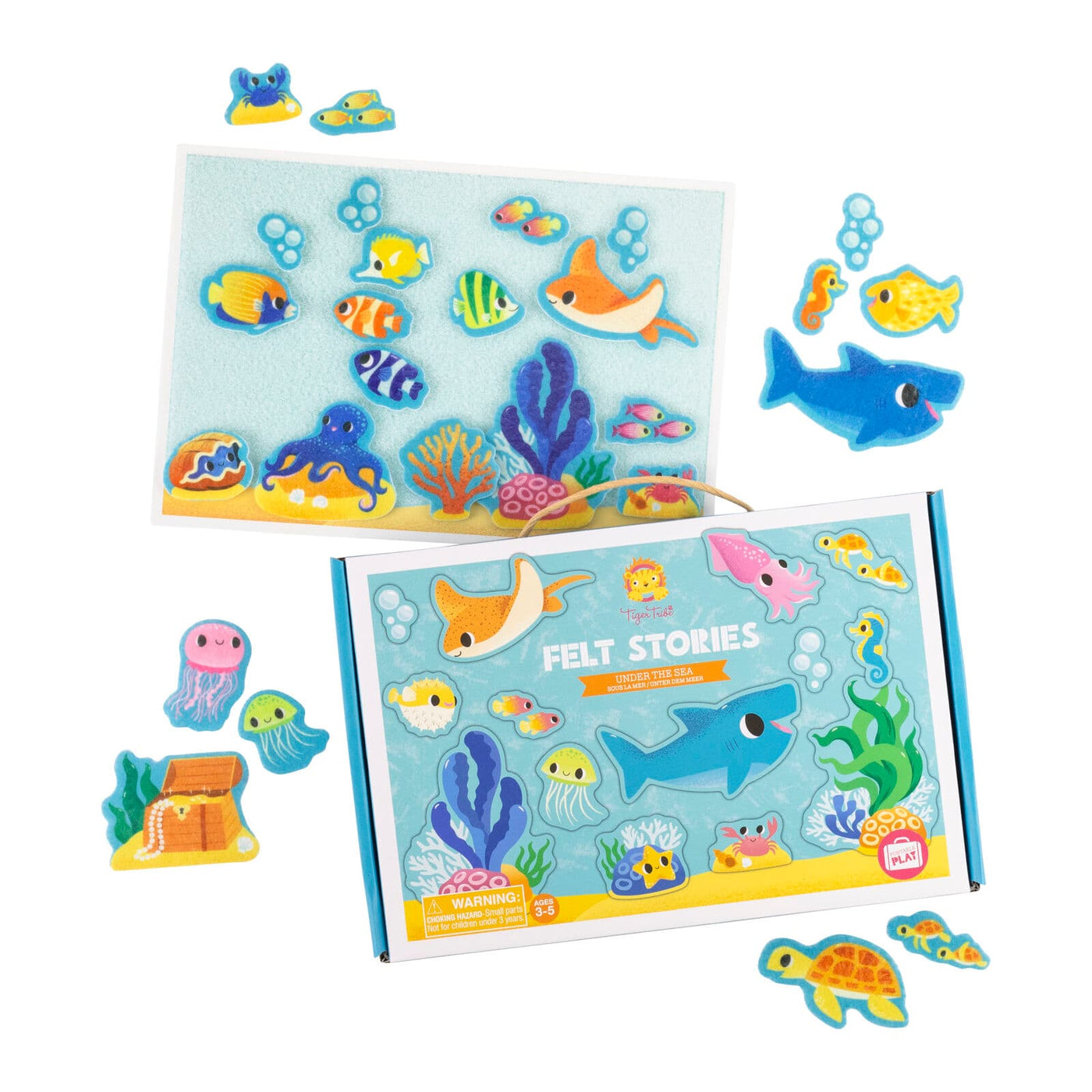 Tiger Tribe Felt Stories Under The Sea contents