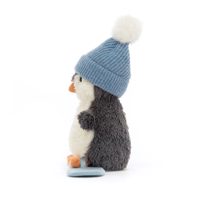 Jellycat - Peanut Penguin Snowboarding Small