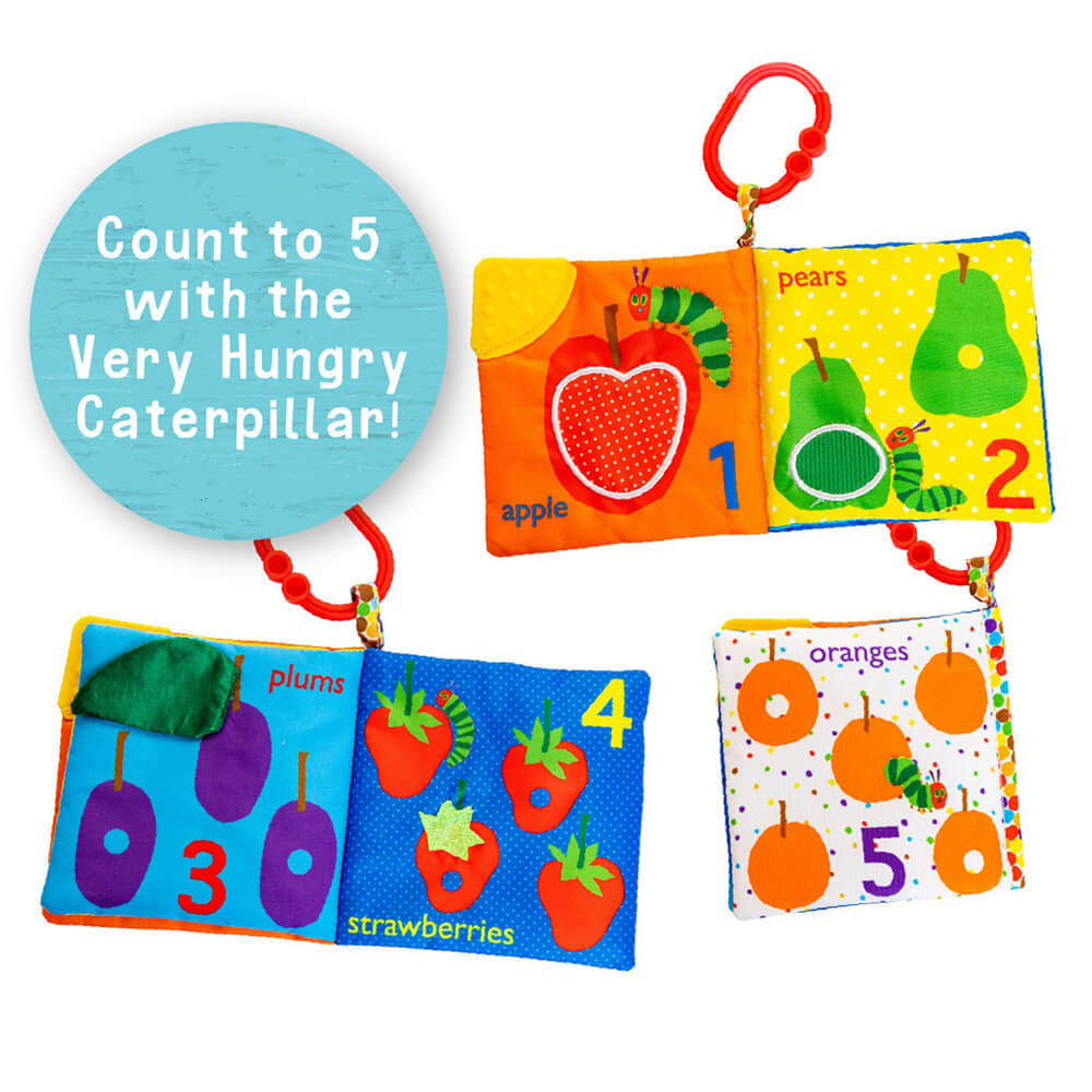 The Very Hungry Caterpillar Let's Count Soft Teether Book