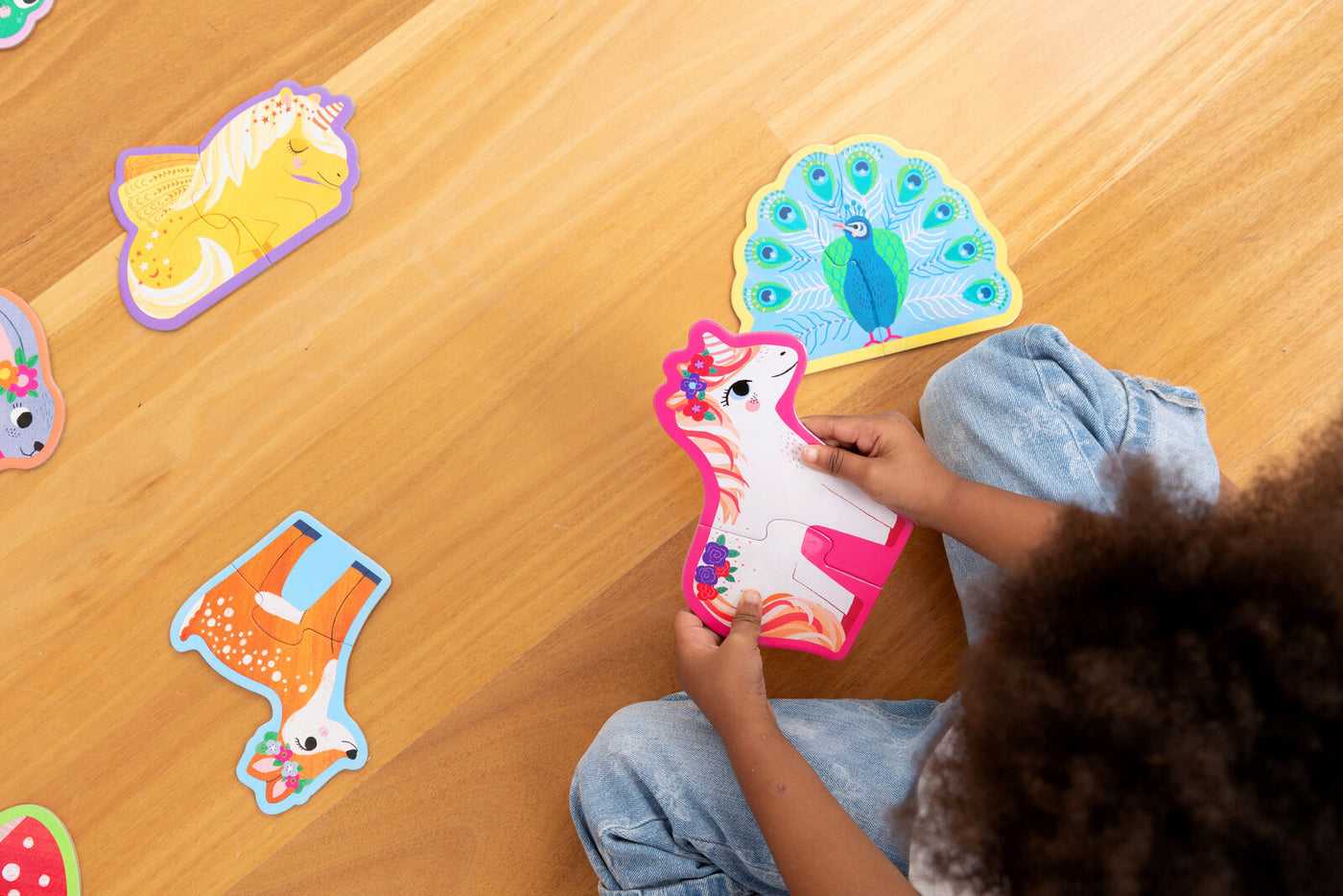 Crocodile Creek - Let’s Begin Puzzle 2 Pc Unicorn