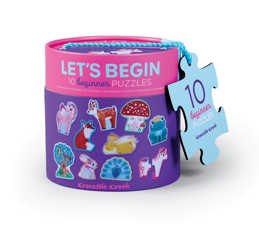 Crocodile Creek - Let’s Begin Puzzle 2 Pc Unicorn