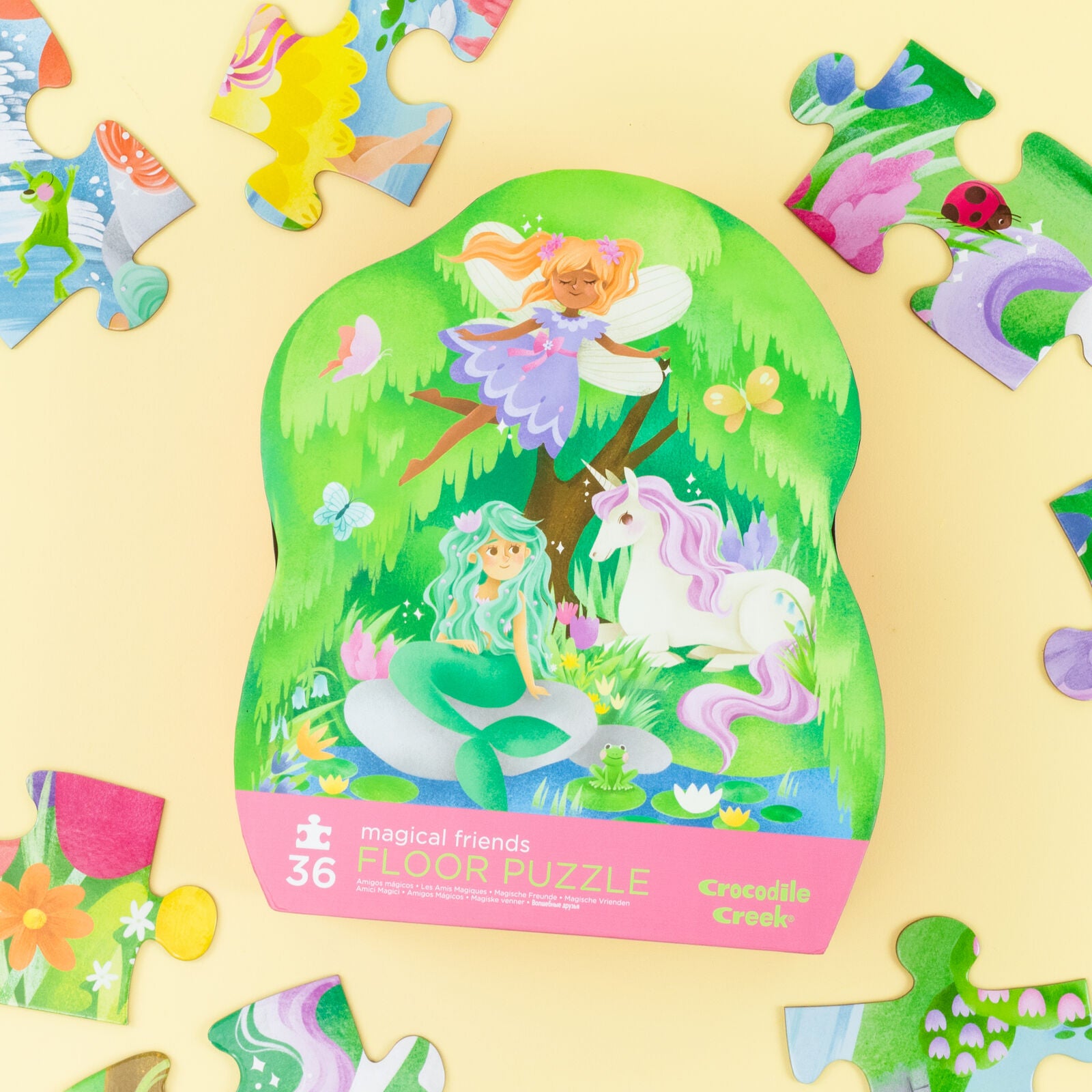 Crocodile Creek - Magical Friends Floor Puzzle 36 Pc